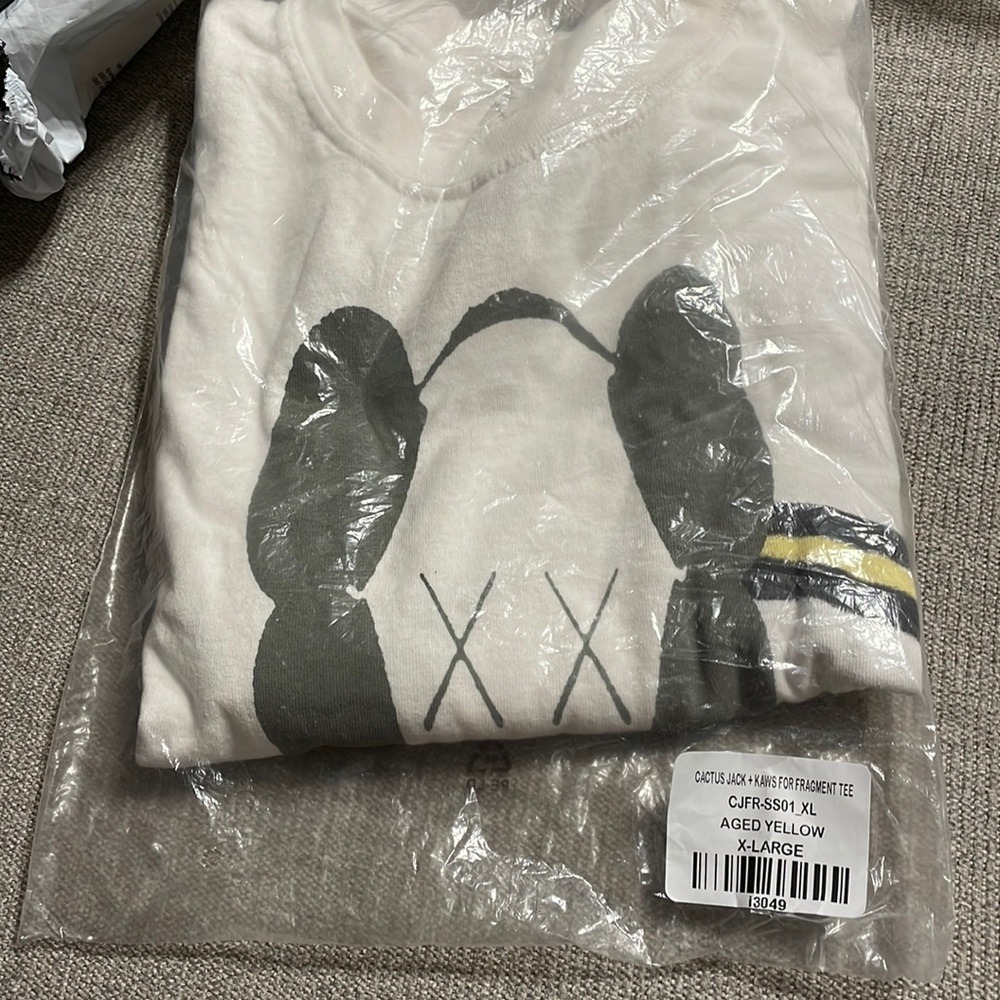 Cactus Jack + Kaws for fragment tee